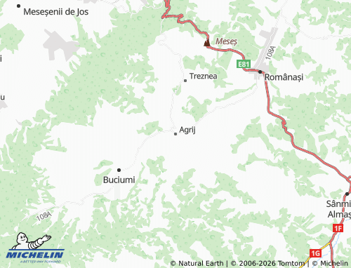 Carte MICHELIN Agrij - ViaMichelin