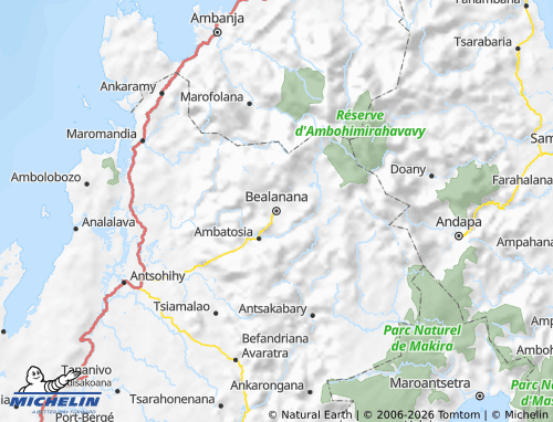 MICHELIN-Landkarte Bealanana - ViaMichelin