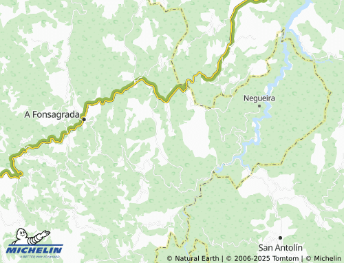 MICHELIN Monteseiro (San Bartolo) map - ViaMichelin