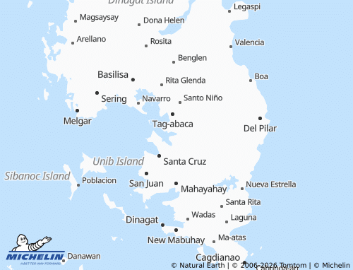 MICHELIN Cuarinta map - ViaMichelin