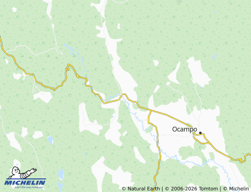 MICHELIN Nicolás Bravo map - ViaMichelin