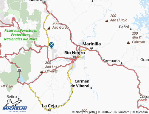 Carte MICHELIN Río Negro - ViaMichelin