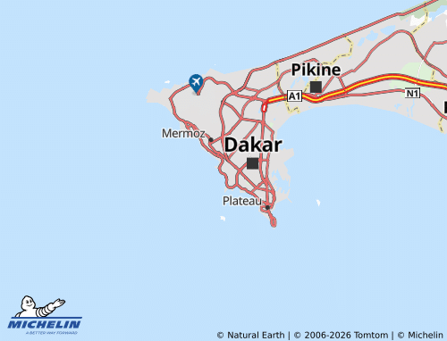 Kaart MICHELIN Siti-De-Fann - ViaMichelin