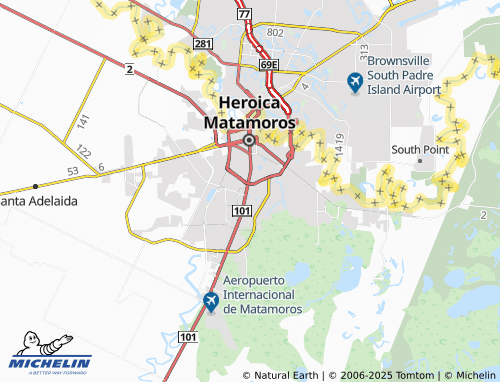 MICHELIN Victoria Sección Fiesta map - ViaMichelin