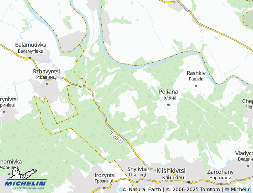 MICHELIN-Landkarte Korneshty - ViaMichelin