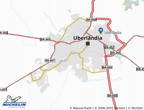 MICHELIN Tubalina map - ViaMichelin
