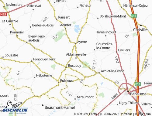 Carte MICHELIN Ablainzevelle - ViaMichelin