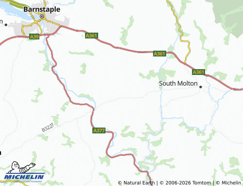 Carte MICHELIN Chittlehampton - ViaMichelin