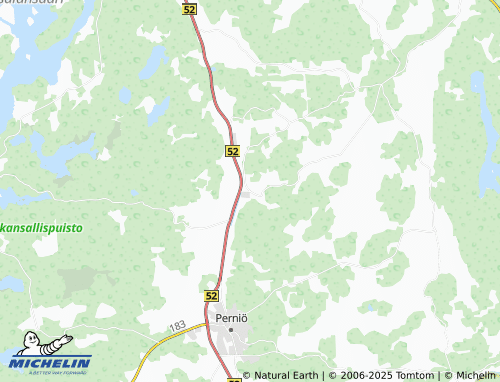 MICHELIN Perniön asema map - ViaMichelin