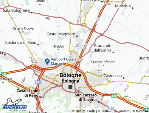MICHELIN Corticella map - ViaMichelin