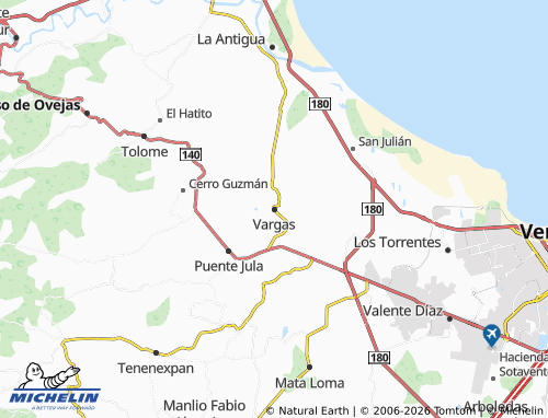 Mapa MICHELIN Vargas - ViaMichelin