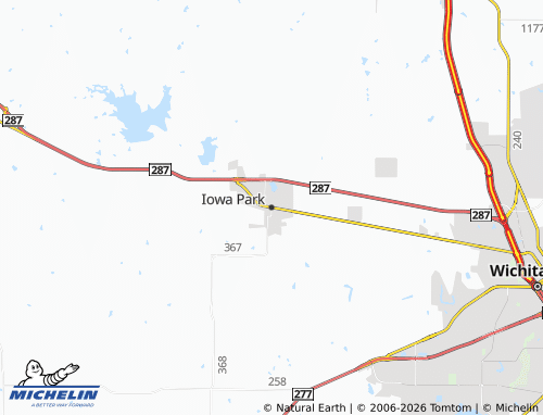 Carte MICHELIN Iowa Park - ViaMichelin