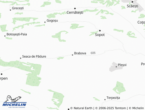 MICHELIN Brabova map - ViaMichelin