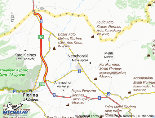 MICHELIN Itea map - ViaMichelin