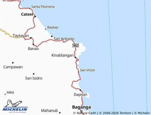 MICHELIN Kinablangan map - ViaMichelin