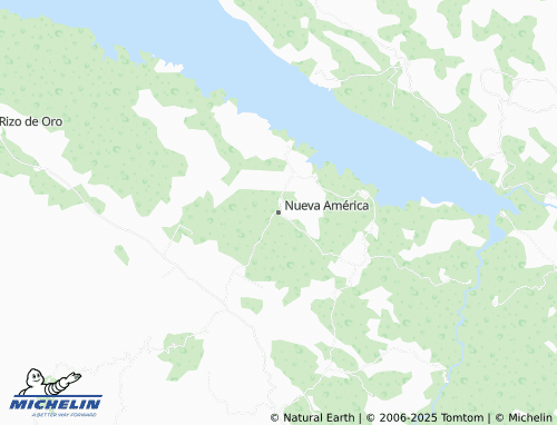 MICHELIN Nueva América map - ViaMichelin