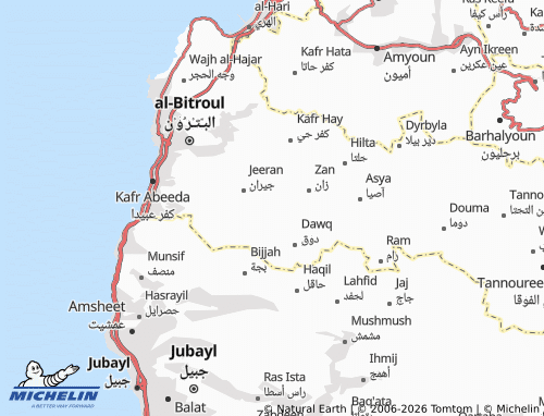 MICHELIN Daraiya map - ViaMichelin