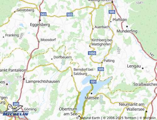 MICHELIN-Landkarte Hinterbuch - ViaMichelin