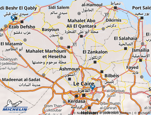 MICHELIN-Landkarte Berket El Sabaa - ViaMichelin