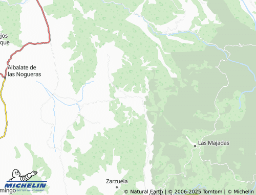 MICHELIN Arcos de la Sierra map - ViaMichelin