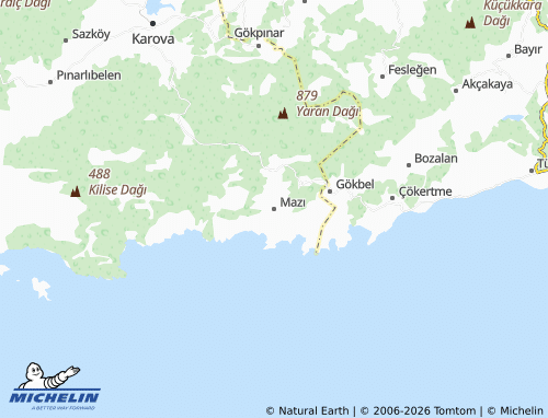 Mappa MICHELIN Mazı - ViaMichelin