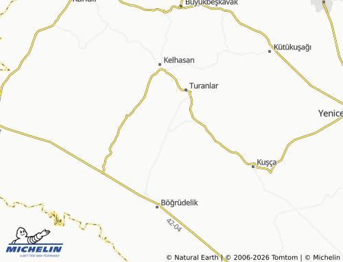 MICHELIN Korkmazlar map - ViaMichelin