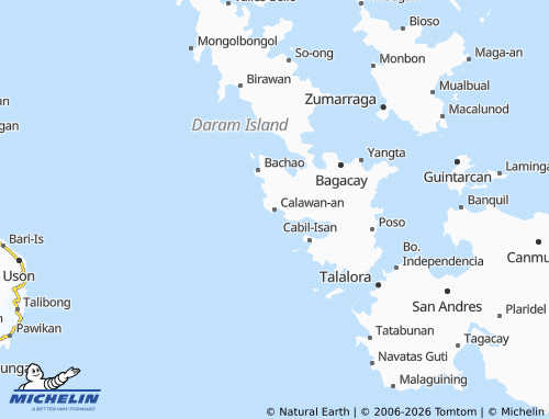 MICHELIN Calawan-an map - ViaMichelin