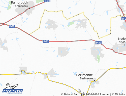 MICHELIN Yurivka map - ViaMichelin