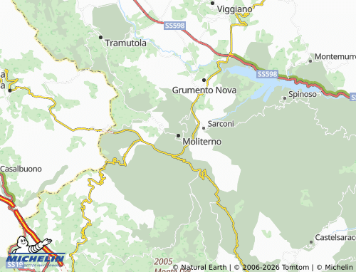 Mappa MICHELIN Moliterno - ViaMichelin
