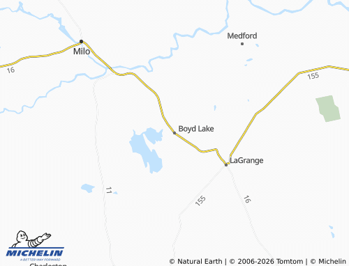 Mapa MICHELIN Boyd Lake - ViaMichelin