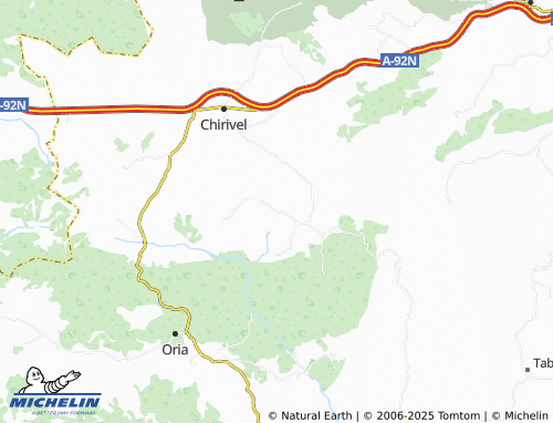 MICHELIN La Yegua Baja map - ViaMichelin