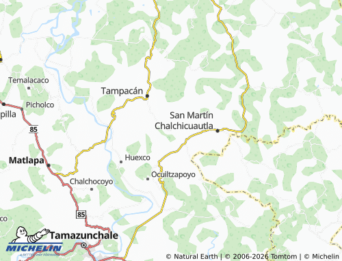 Mapa MICHELIN Tenextitla Dos - ViaMichelin