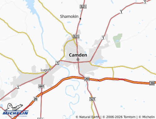 Carte MICHELIN Camden - ViaMichelin