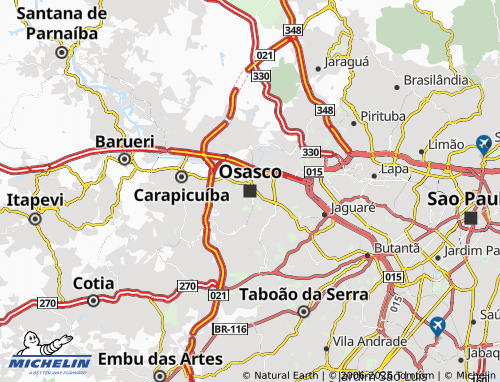 Mapa MICHELIN Osasco - ViaMichelin