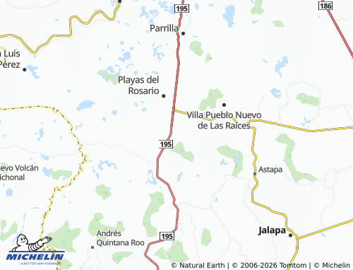 MICHELIN Ciudad Bicentenario map - ViaMichelin
