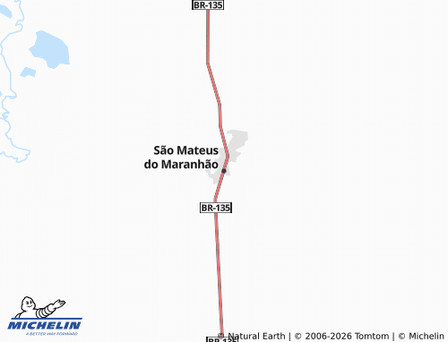 Mapa MICHELIN São Mateus do Maranhão - ViaMichelin