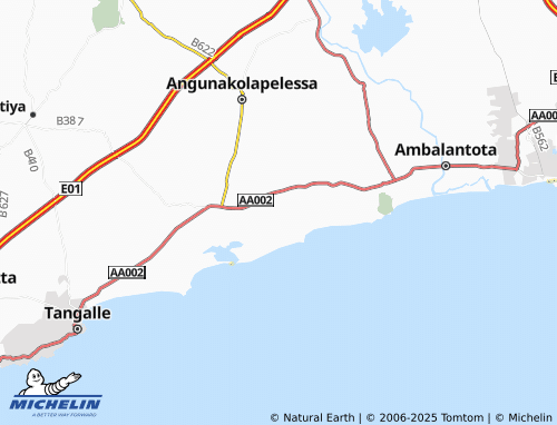 MICHELIN Bataatha South map - ViaMichelin