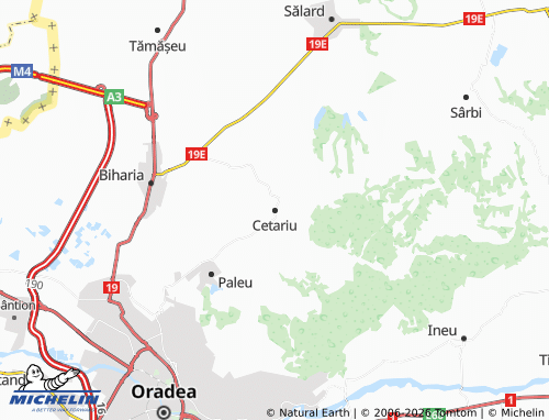Mapa MICHELIN Cetariu - ViaMichelin
