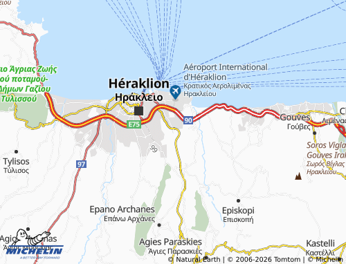 Mappa MICHELIN Kallithea - ViaMichelin