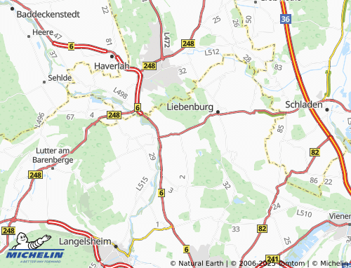 MICHELIN Othfresen map - ViaMichelin