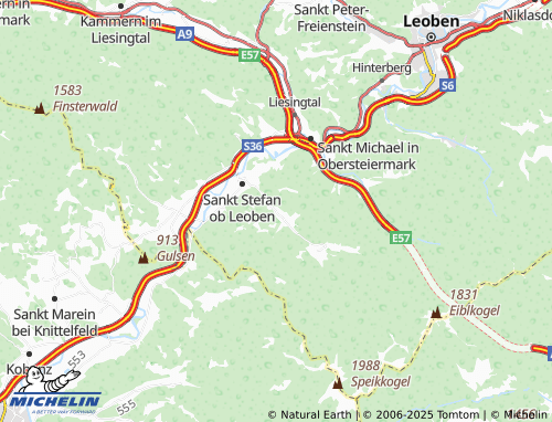 MICHELIN-Landkarte Vorlobming - ViaMichelin