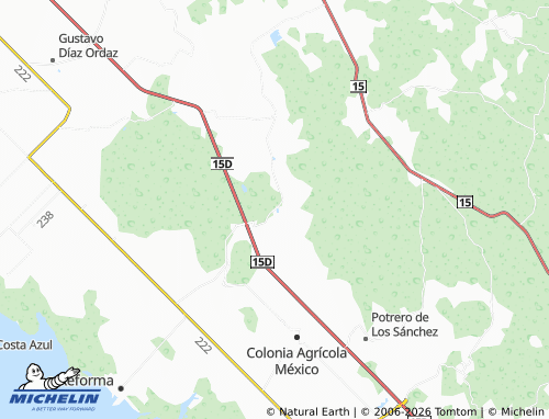 Mapa MICHELIN Laguna de Palos Blancos - ViaMichelin