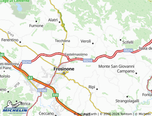 MICHELIN-Landkarte Castelmassimo - ViaMichelin