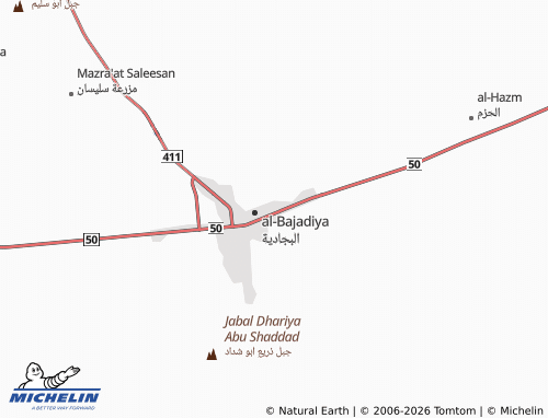 MICHELIN-Landkarte al-Malik Fahd - ViaMichelin