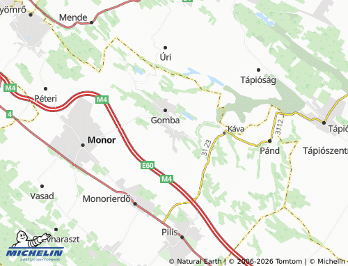 MICHELIN Bénye map - ViaMichelin