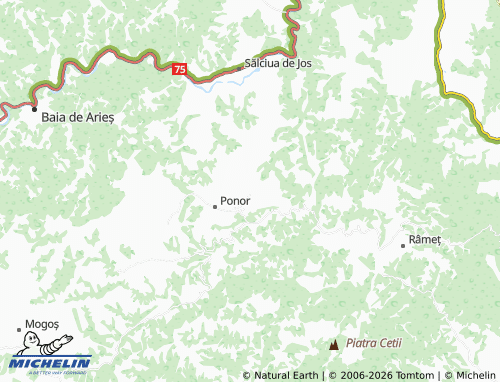 MICHELIN Vale in Jos map - ViaMichelin