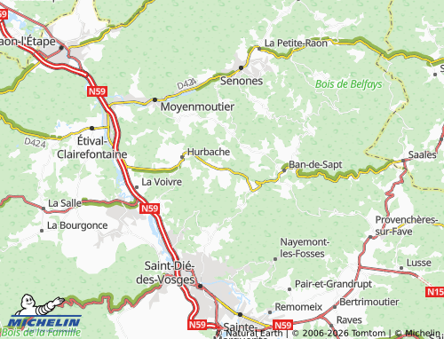 Mappa MICHELIN Denipaire - ViaMichelin