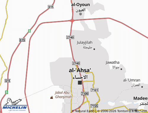 MICHELIN-Landkarte al-'Awwal - ViaMichelin