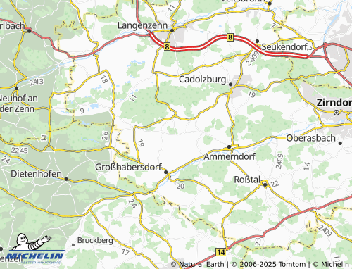 MICHELIN Ballersdorf map - ViaMichelin