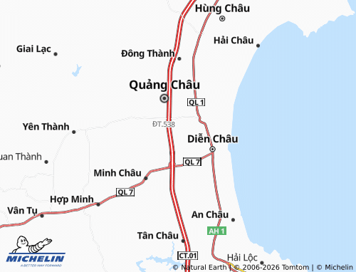 Mapa MICHELIN Diễn Hạnh - ViaMichelin
